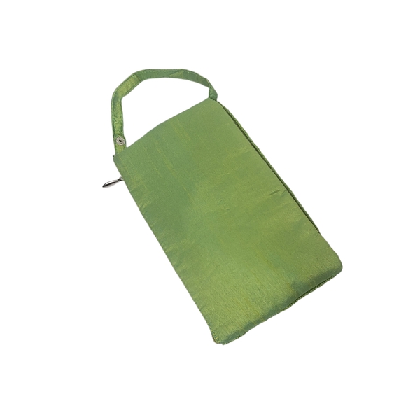 BAMBOO TRADING COMPANY Beaded Flamingo Club Bag Wristlet Crossbody - Picture 4 of 4